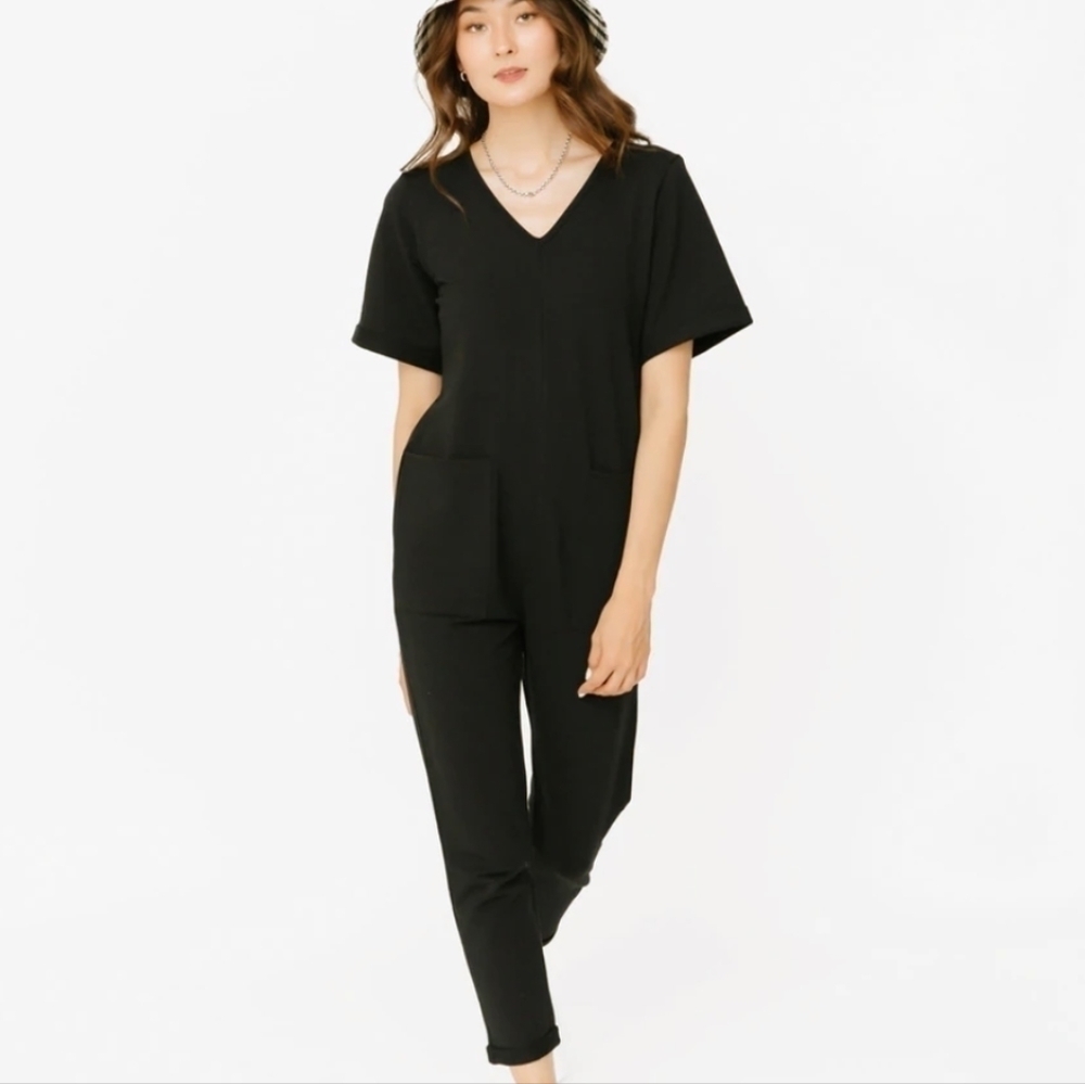 𝅺smash & TESS the aria romper midnight black 2xs xxs